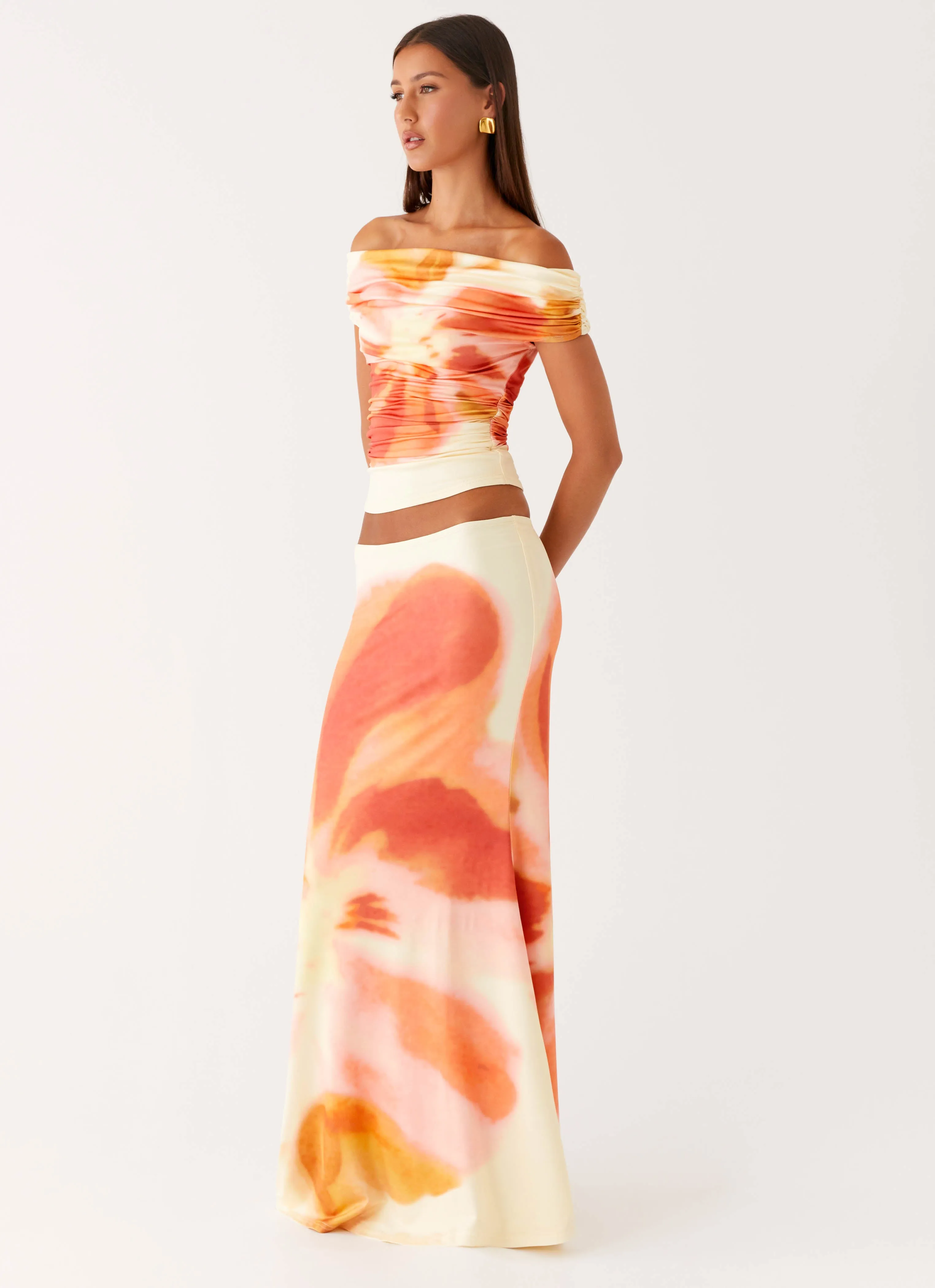 Moka Maxi Skirt - Mimosa Blossom