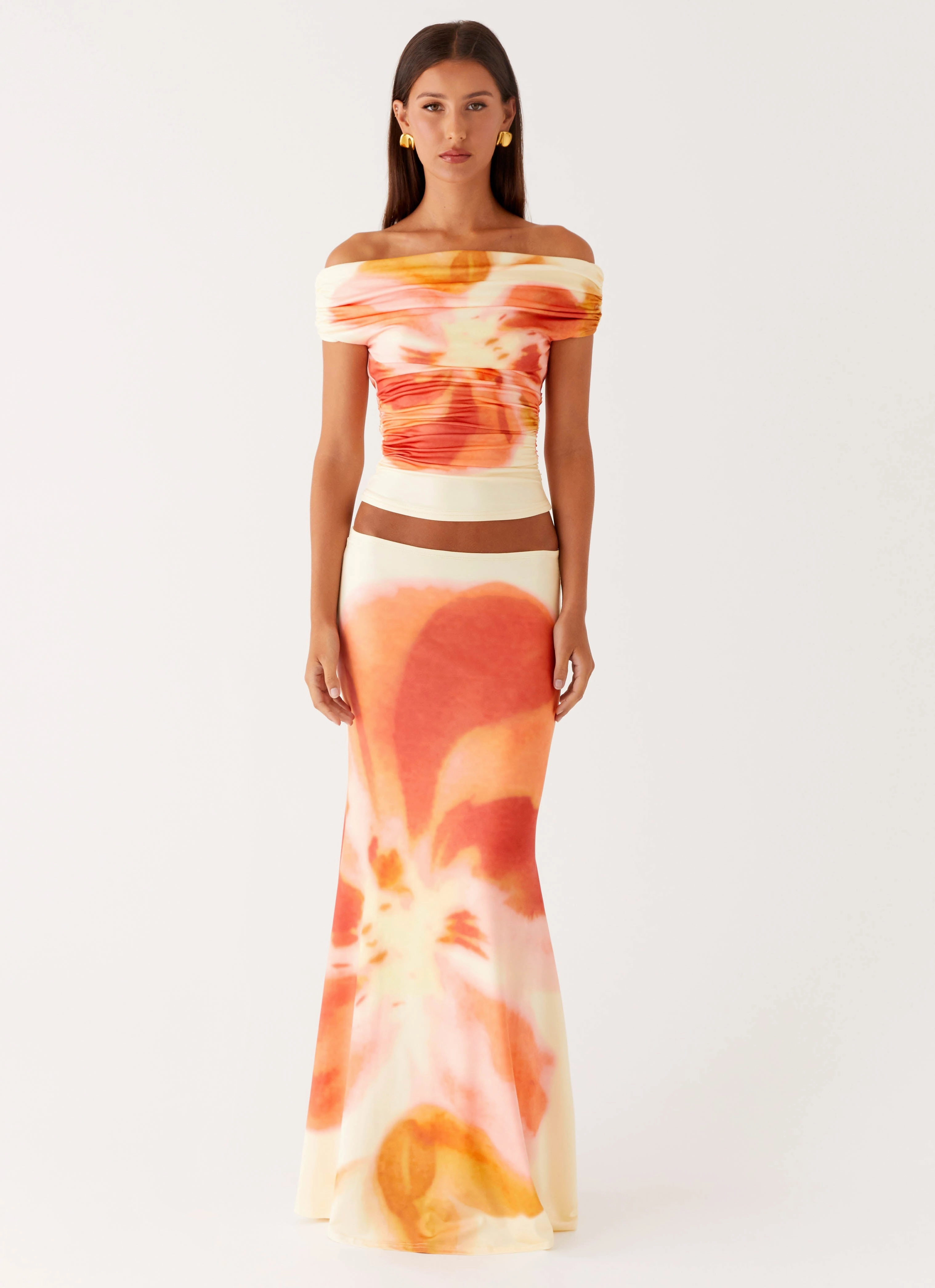 Moka Off Shoulder Top - Mimosa Blossom