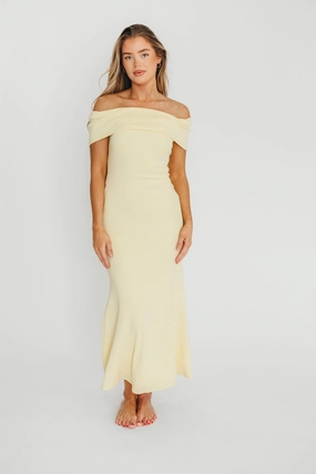 Monroe Dress in Butter Yellow - Bump Friendly Monroe Dress in Butter Yellow - Bump Friendly