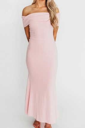 Monroe Maxi Dress in Dusty Pink - Bump Friendly Monroe Maxi Dress in Dusty Pink - Bump Friendly