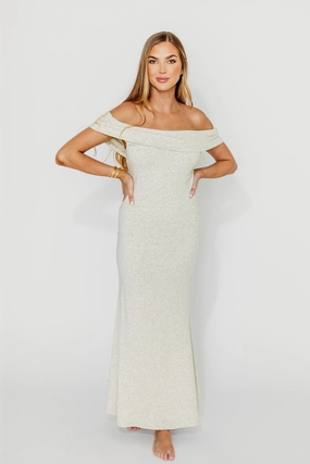 Monroe Maxi Dress in Heather Grey- Bump Friendly *Final-Sale* Monroe Maxi Dress in Heather Grey- Bump Friendly *Final-Sale*