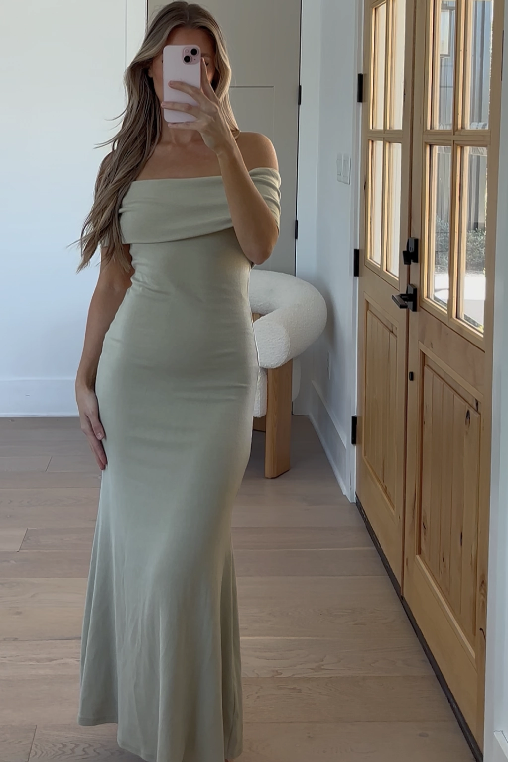 Monroe Maxi Dress in Sage - Bump Friendly