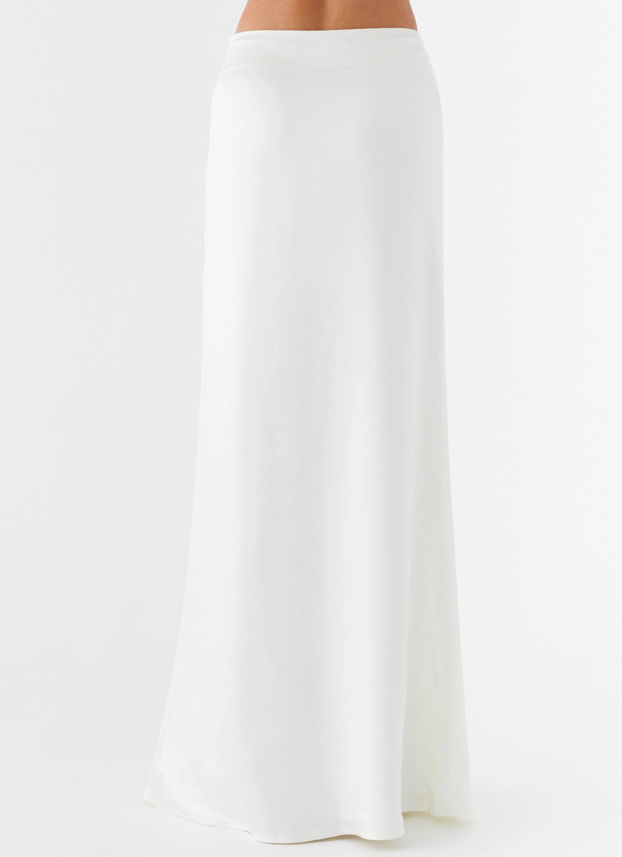 Morgan Low Rise Maxi Skirt - Ivory