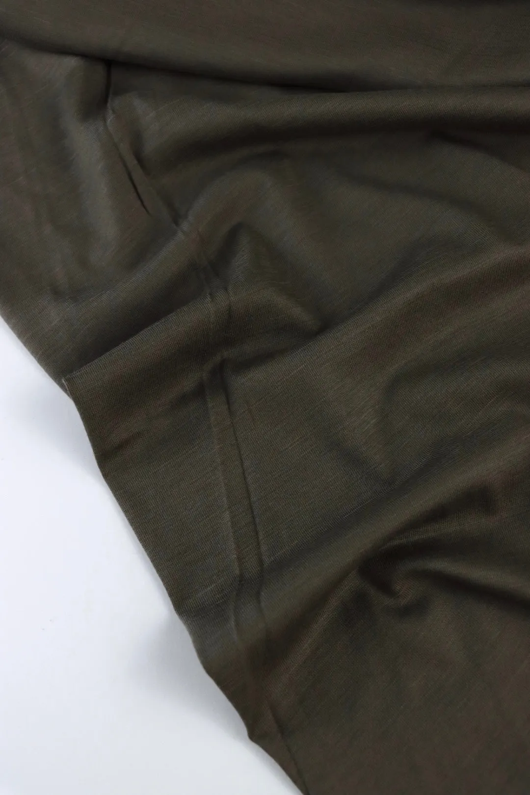 Mossy Kerry 100% Superwash Wool Jersey Knit | By The Half Yard