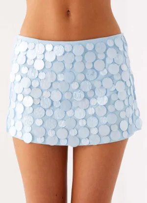 Movie Star Mini Skirt - Blue Movie Star Mini Skirt - Blue