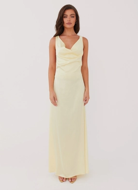 Musa Maxi Dress - Lemon Musa Maxi Dress - Lemon