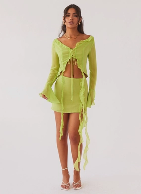 My Favourite Part Mini Skirt - Fern My Favourite Part Mini Skirt - Fern