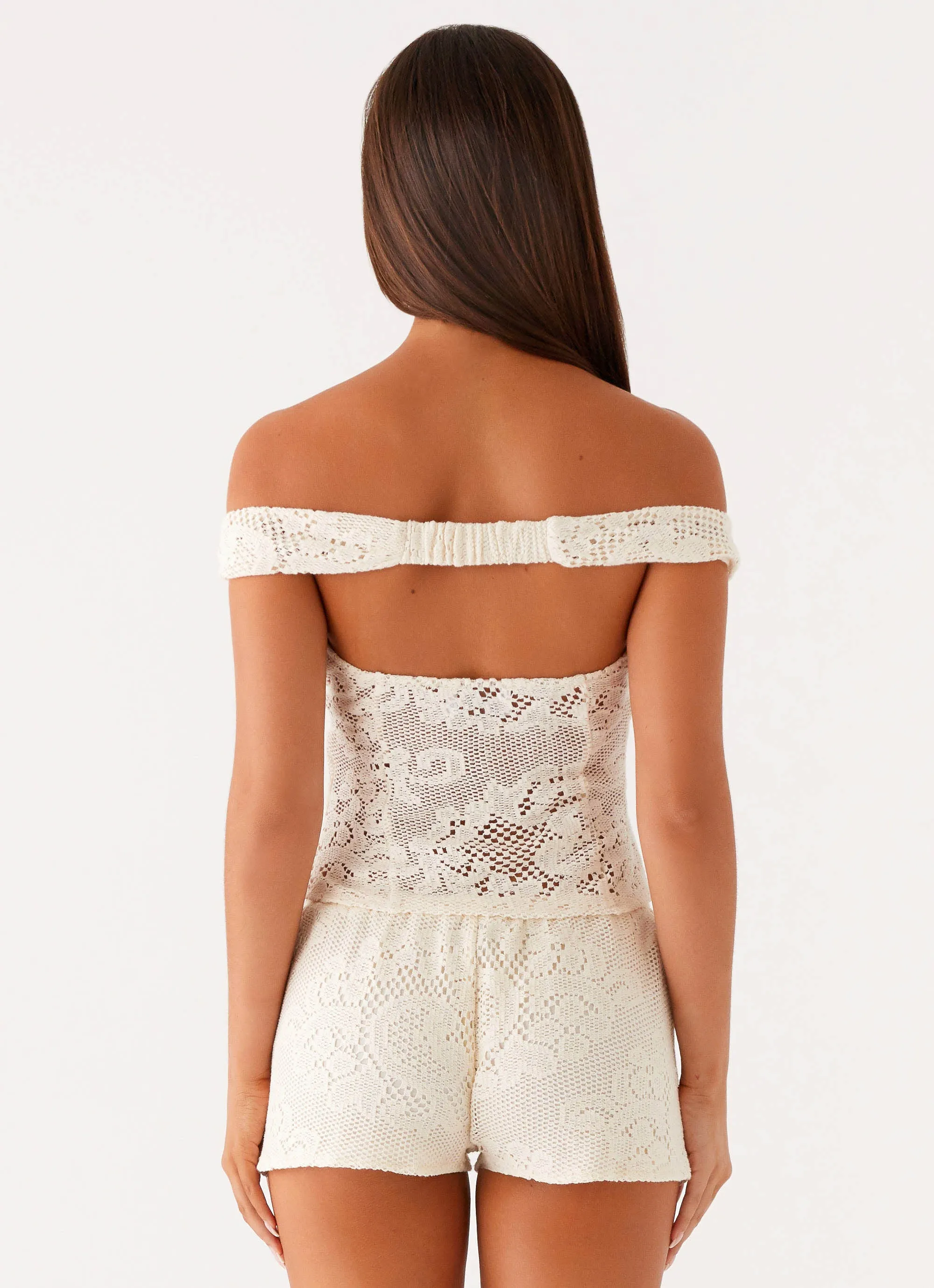 Nada Mini Shorts - Ivory