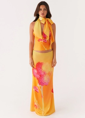 Nala Top - Orange Floral Nala Top - Orange Floral