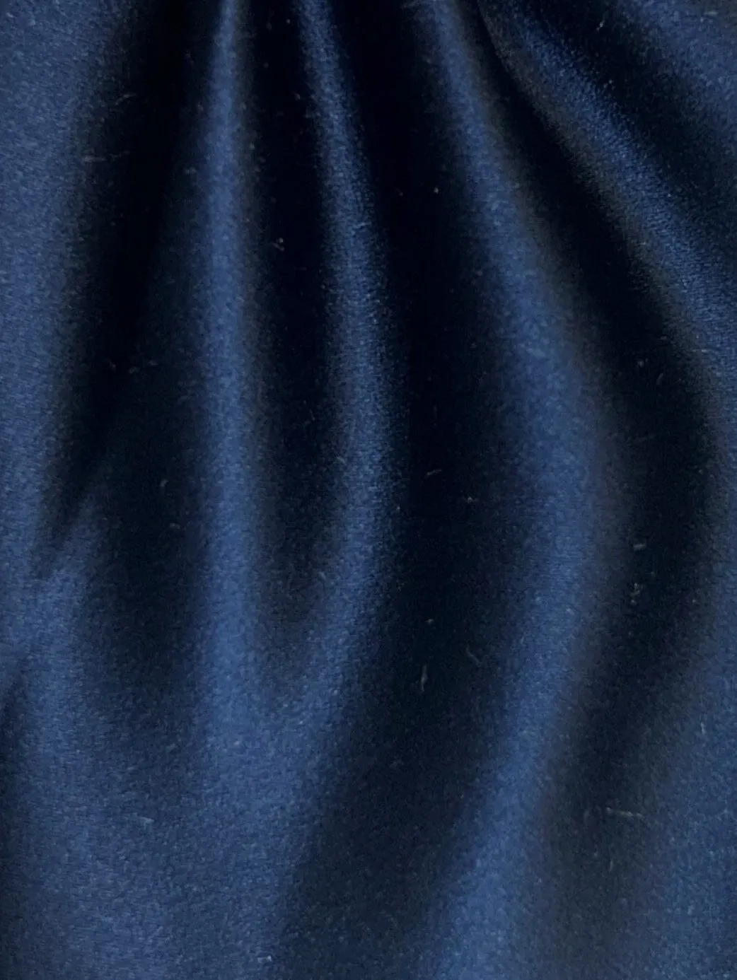 Navy Polyester Duchess Satin - Supreme