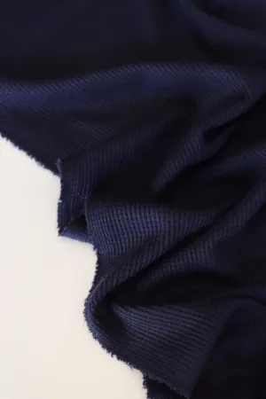 Navy Thermal Sweater Knit