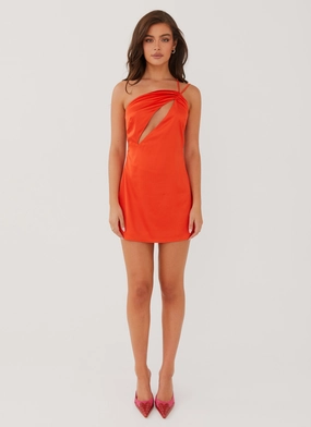 Nevara One Shoulder Mini Dress - Sunset Nevara One Shoulder Mini Dress - Sunset