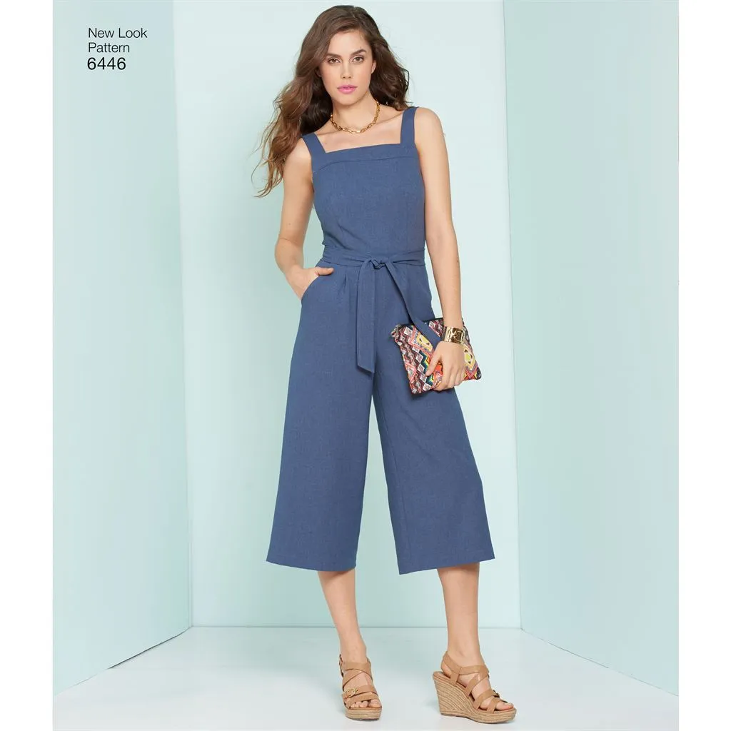 New Look Pattern 6446 Misses' Jumpsuits and Dresses