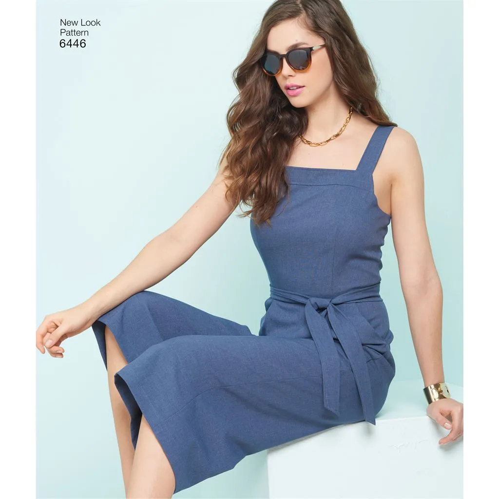New Look Pattern 6446 Misses' Jumpsuits and Dresses