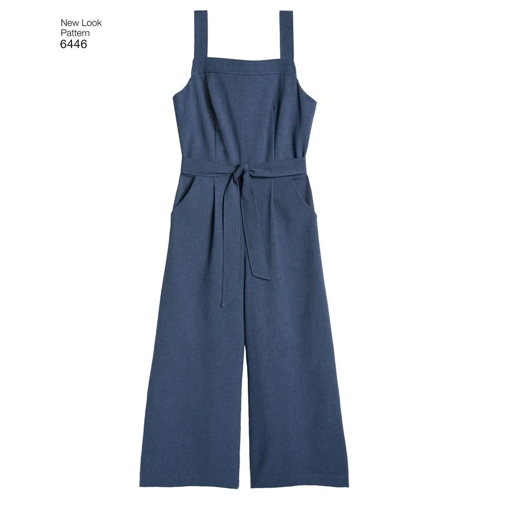 New Look Pattern 6446 Misses' Jumpsuits and Dresses