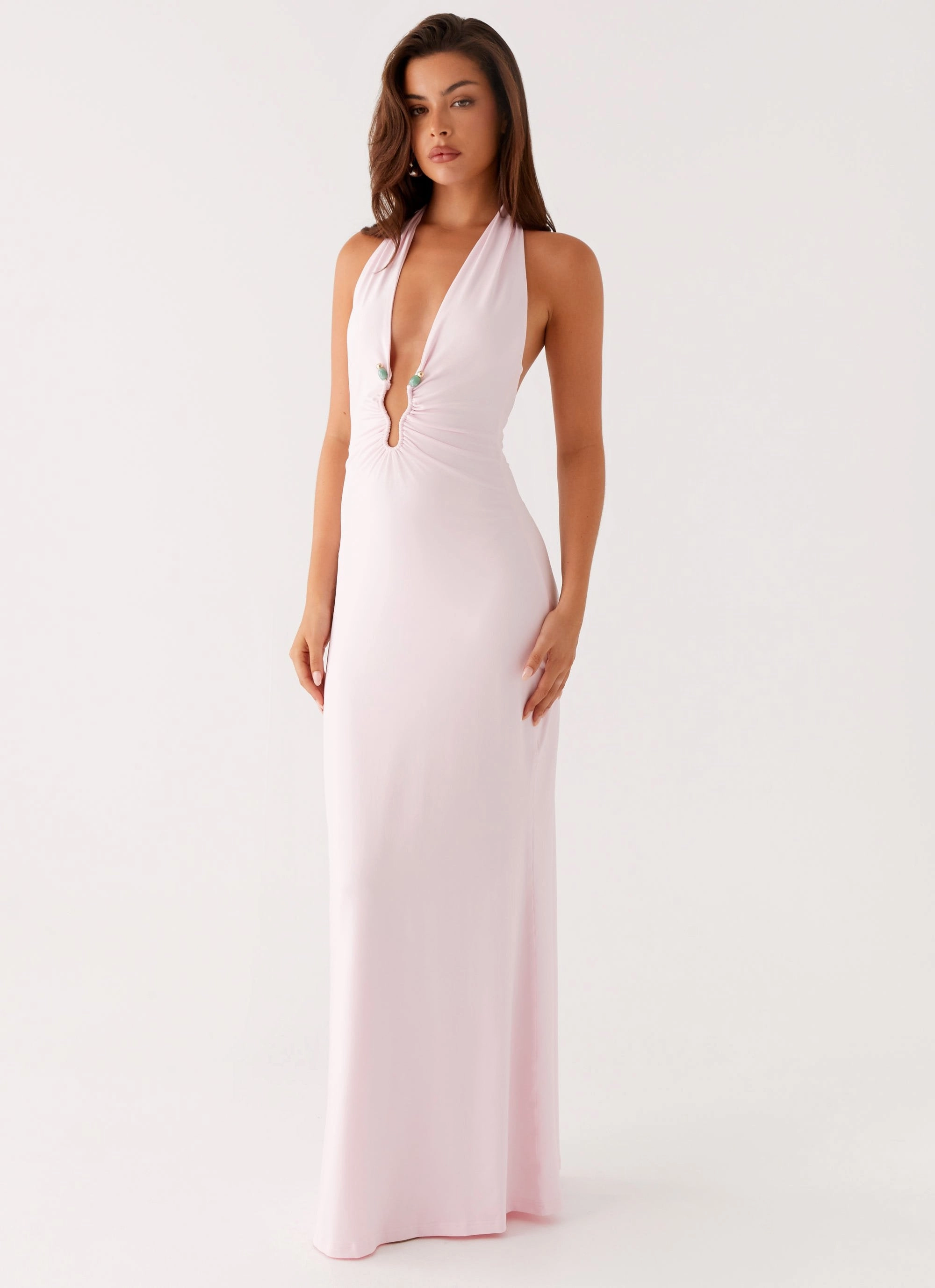 Nicola Maxi Dress - Pink