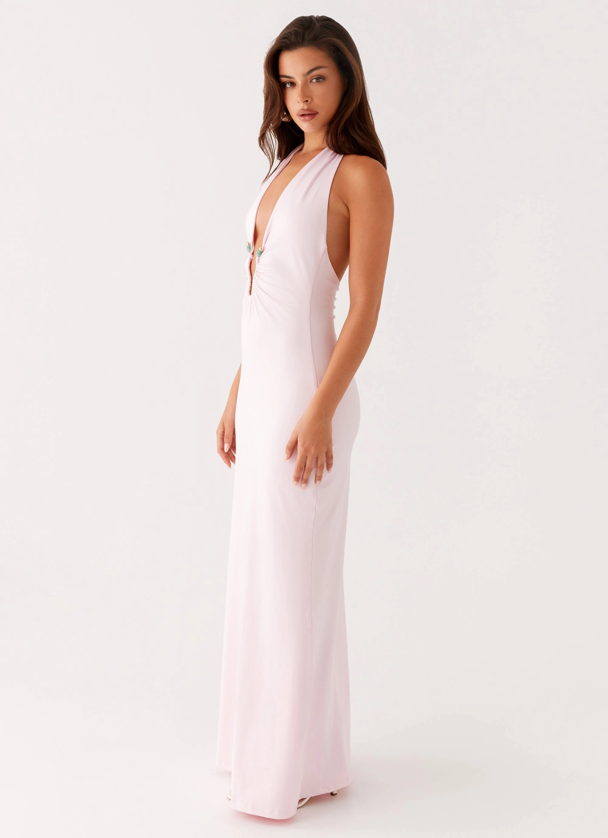 Nicola Maxi Dress - Pink