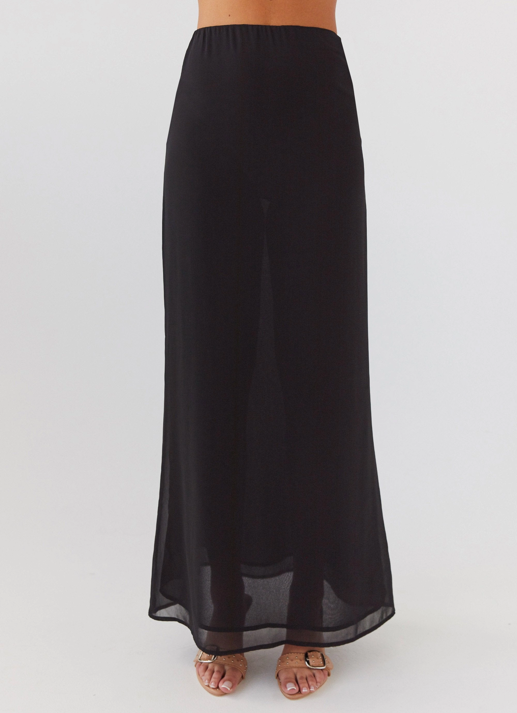 Nightfall Maxi Skirt - Midnight