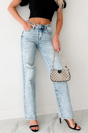 Nikolai Mineral Wash Judy Blue 90s Straight Leg Jeans (Light) Nikolai Mineral Wash Judy Blue 90s Straight Leg Jeans (Light)