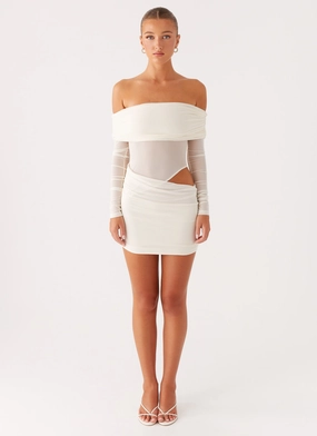 No Doubt Mini Dress - Ivory No Doubt Mini Dress - Ivory