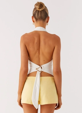 No Rush Top - White No Rush Top - White