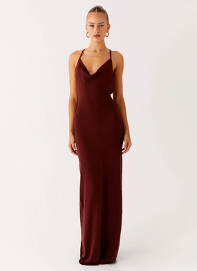 Nomad Muse Maxi Dress - Chocolate Nomad Muse Maxi Dress - Chocolate