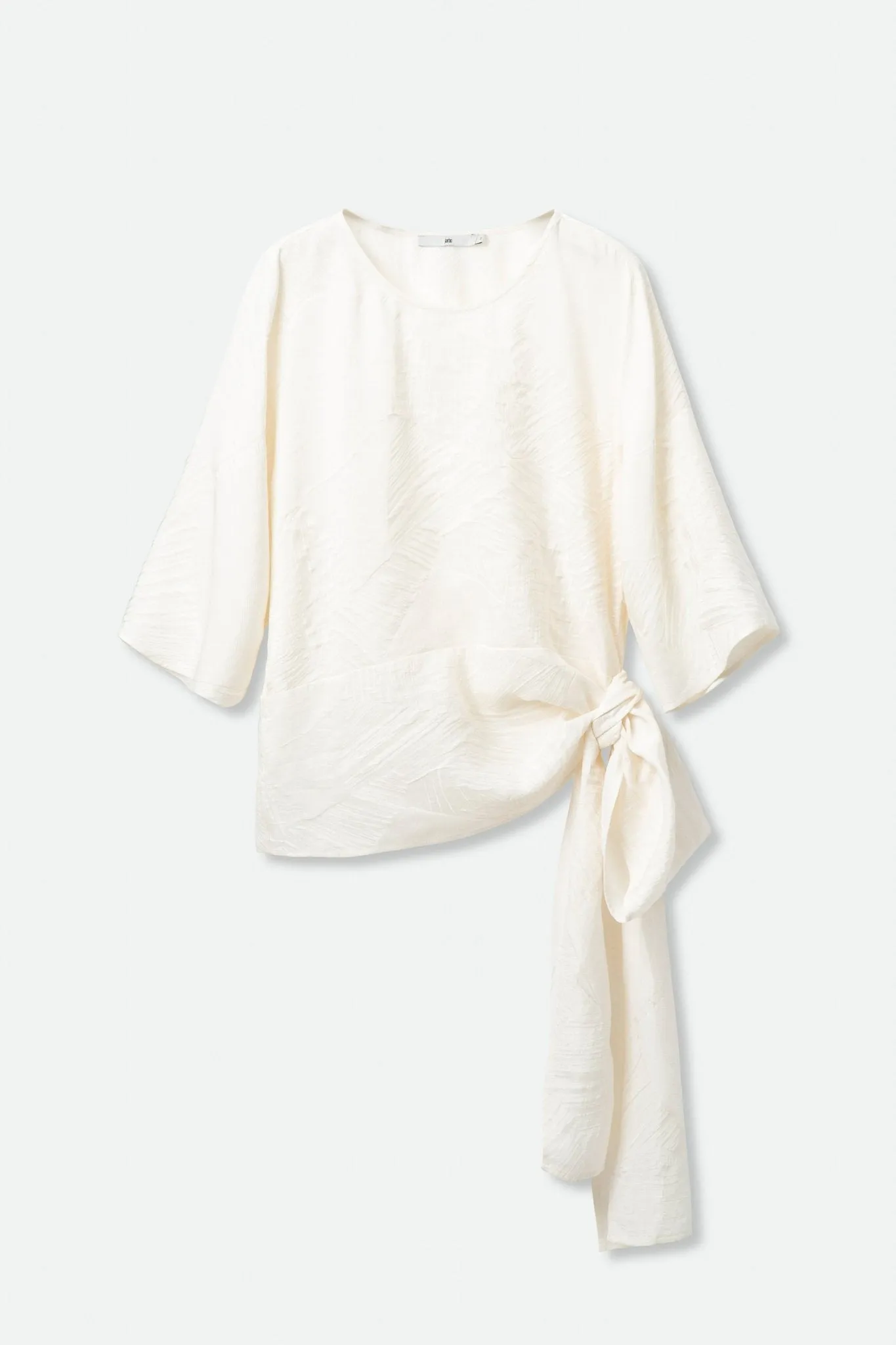 NORA TOP IN LINEN-SILK
