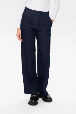 NUALETTA PANTS - Dark Blue Denim NUALETTA PANTS - Dark Blue Denim