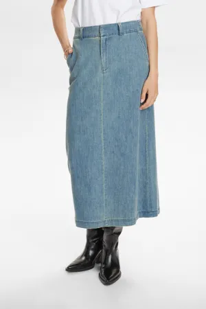 NUALETTA SKIRT - Med. Blue Washed Denim NUALETTA SKIRT - Med. Blue Washed Denim