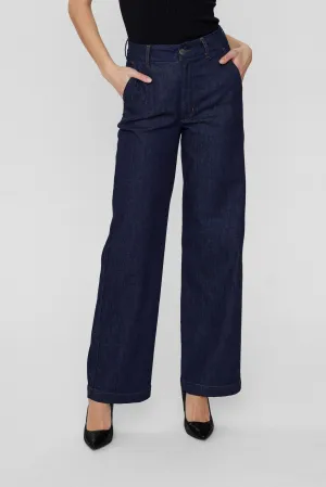 NUAMBER PANTS DARK BLUE - Dark Blue Denim NUAMBER PANTS DARK BLUE - Dark Blue Denim