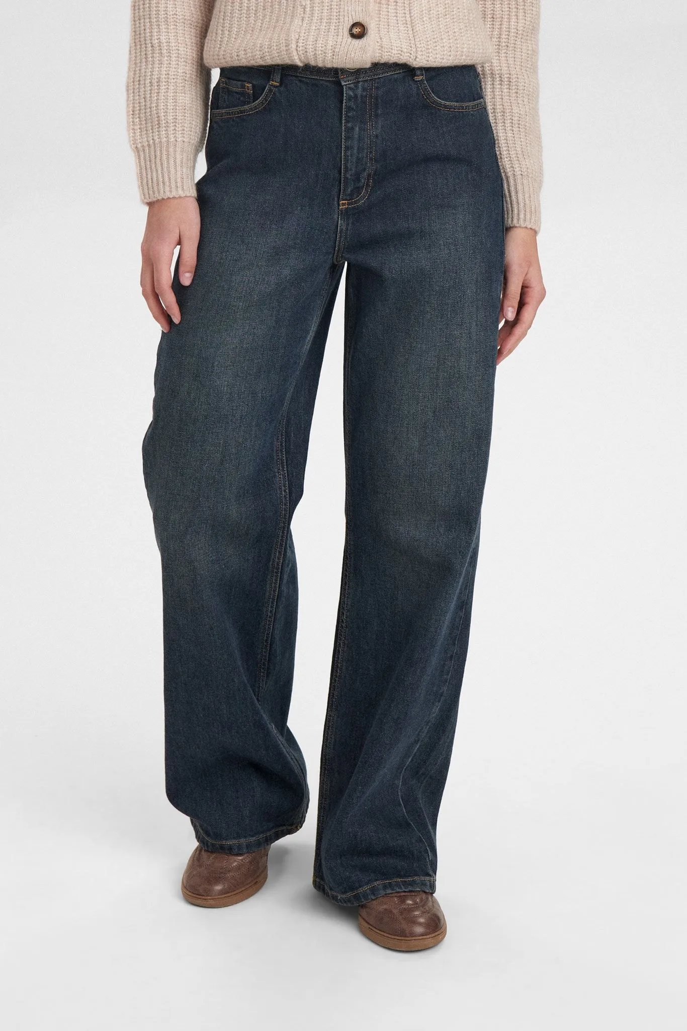 NUBERLIN JEANS - Dark Grey Blue