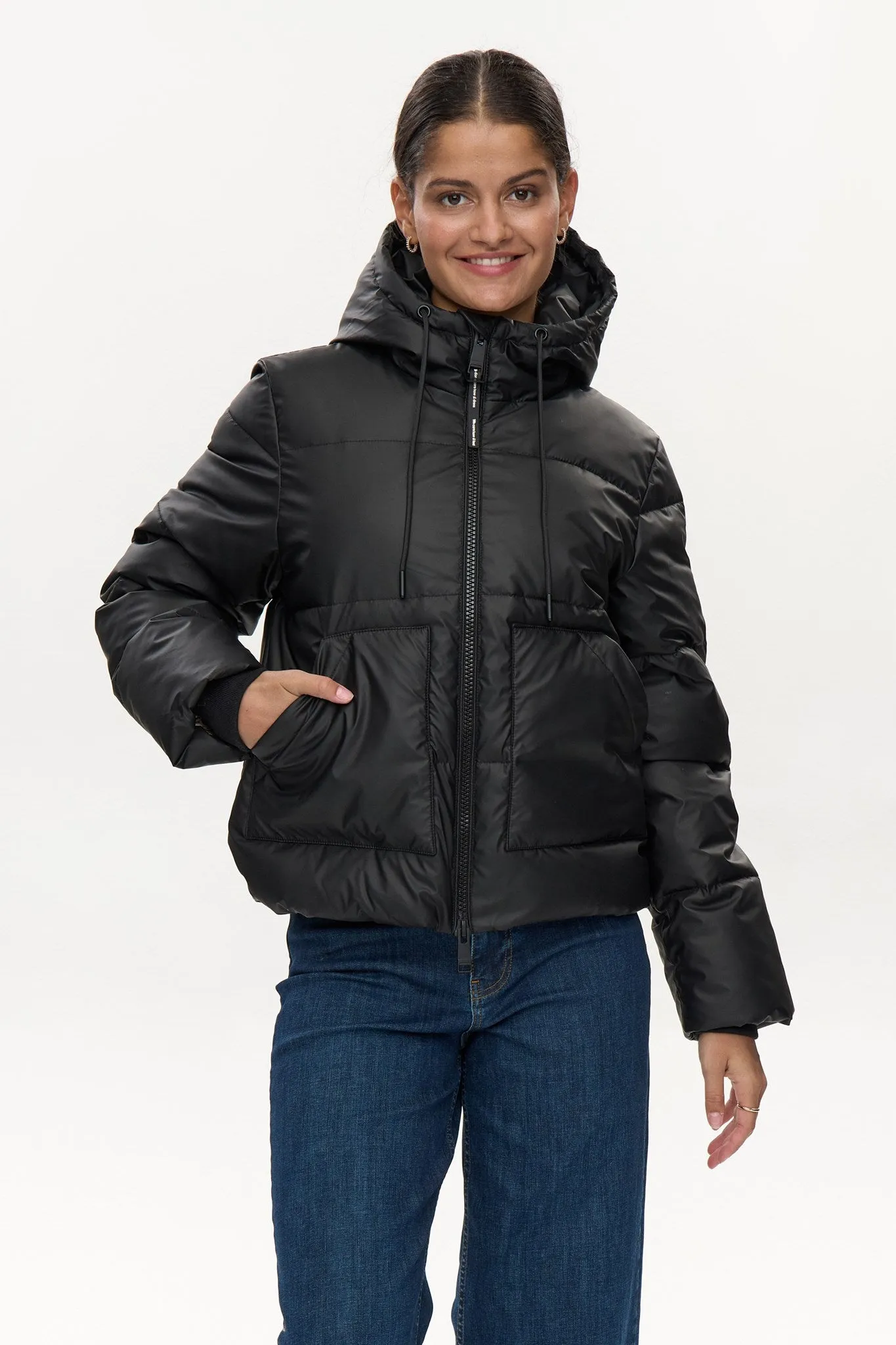 NUBIRRA SHORT JACKET - Caviar