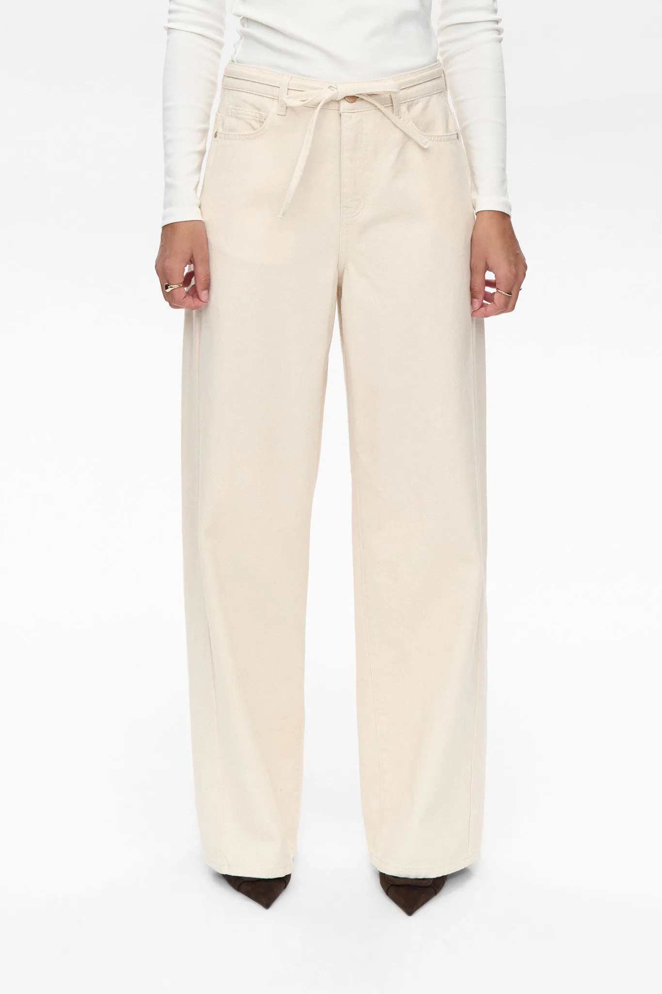 NUBROOKLYN SOLID JEANS - Nature