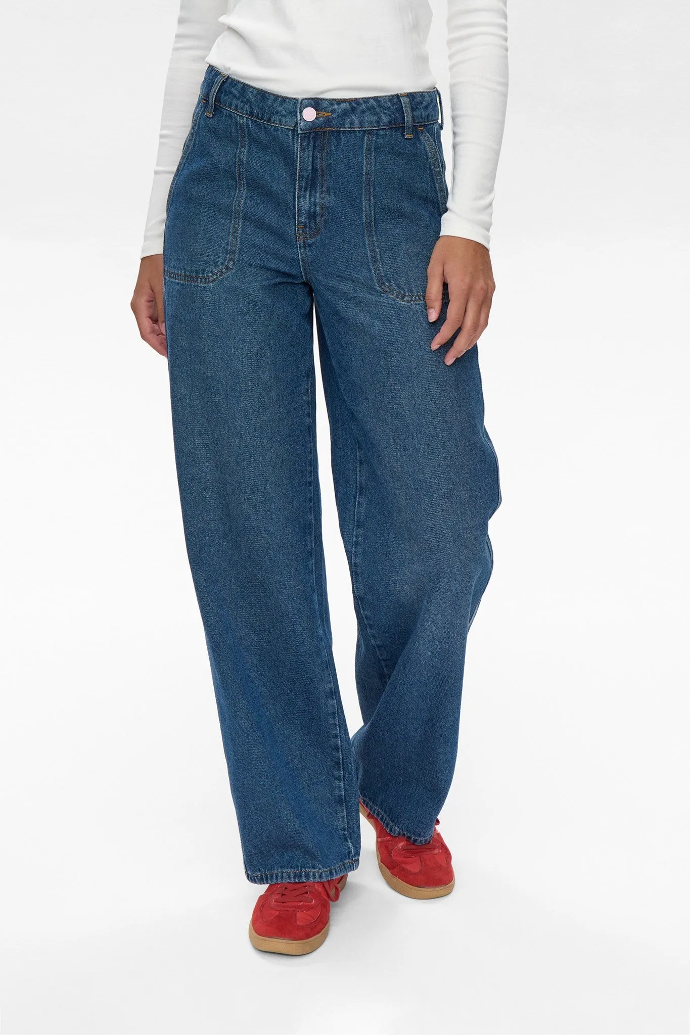 NUCUBA GIGI JEANS - Classic Blue Denim