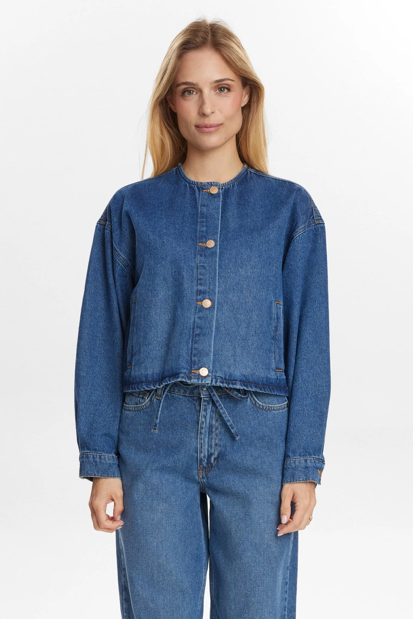 NUCUBA JACKET  - Classic Blue Denim