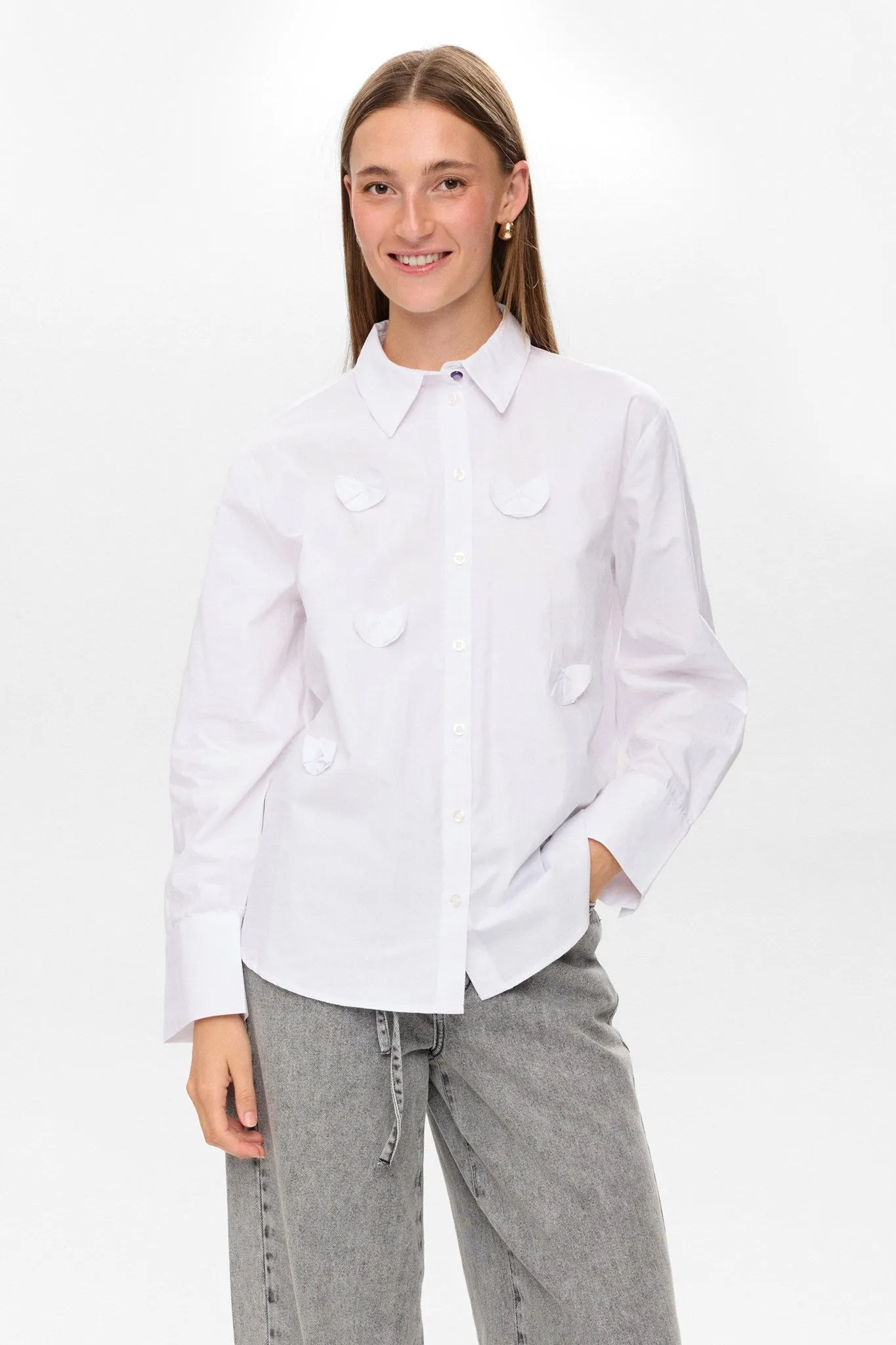 NUFANI SHIRT - Bright White