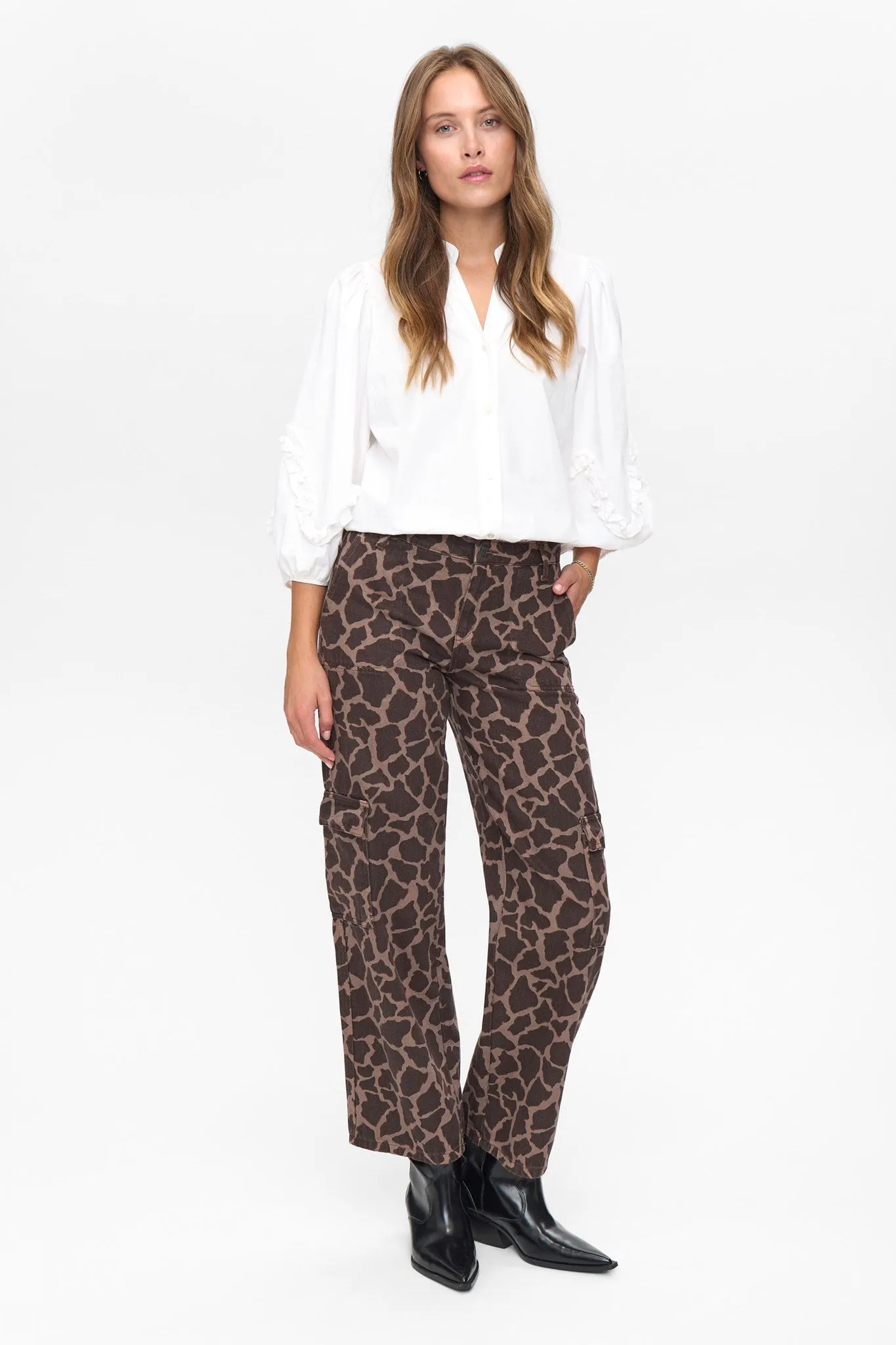 NUHARU PANTS - Black Coffee