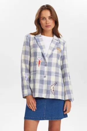 NUHONOR BLAZER - Cerulean NUHONOR BLAZER - Cerulean