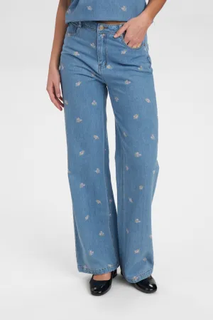 NUIBIZA JEANS - Medium Blue Denim NUIBIZA JEANS - Medium Blue Denim