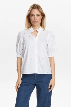 NUJUNE SS SHIRT - Bright White NUJUNE SS SHIRT - Bright White