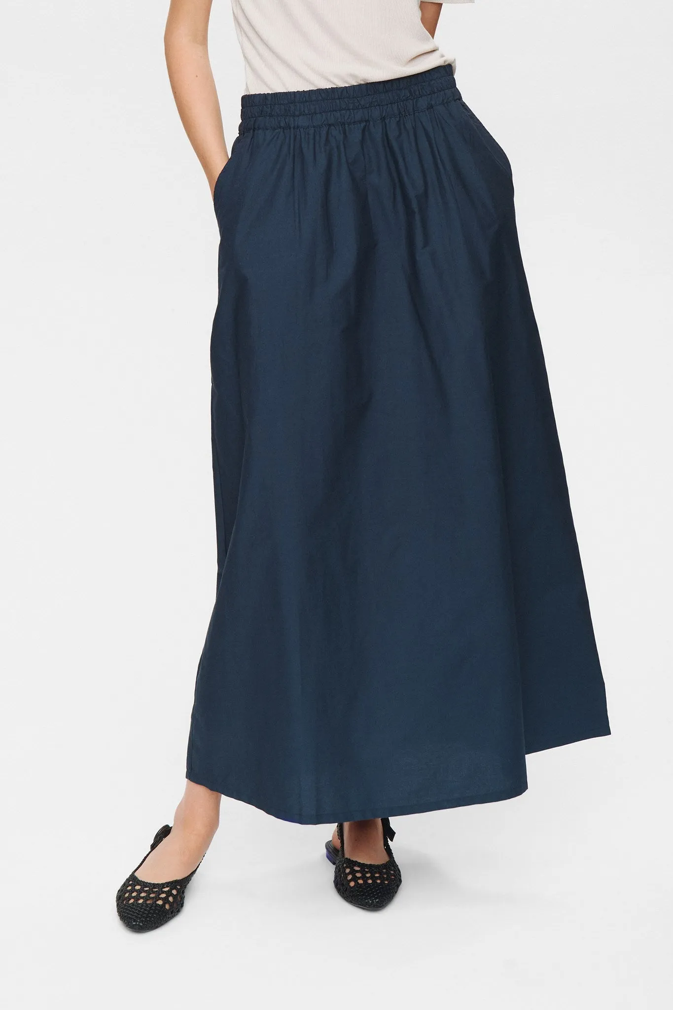 NUJUNY LONG SKIRT - Dress Blues