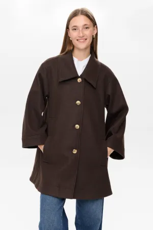 NUKIMBERLY COAT - Black Coffee NUKIMBERLY COAT - Black Coffee