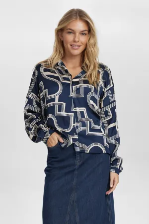 NULETTY LOOSE SHIRT - Dark Sapphire NULETTY LOOSE SHIRT - Dark Sapphire