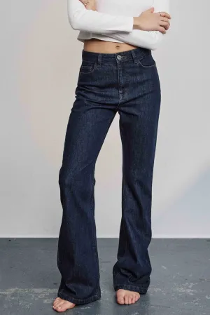 NULONDON JEANS LONG - Dark Blue Denim NULONDON JEANS LONG - Dark Blue Denim