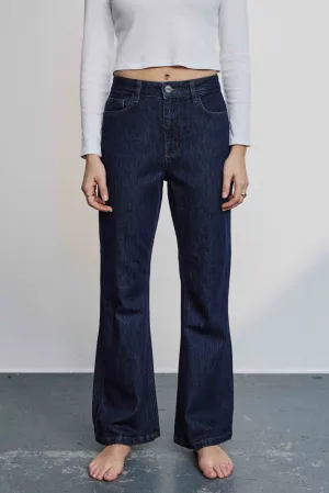 NULONDON JEANS SHORT - Dark Blue Denim NULONDON JEANS SHORT - Dark Blue Denim