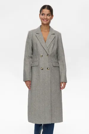 NURAVEN COAT - Medium Grey mel NURAVEN COAT - Medium Grey mel