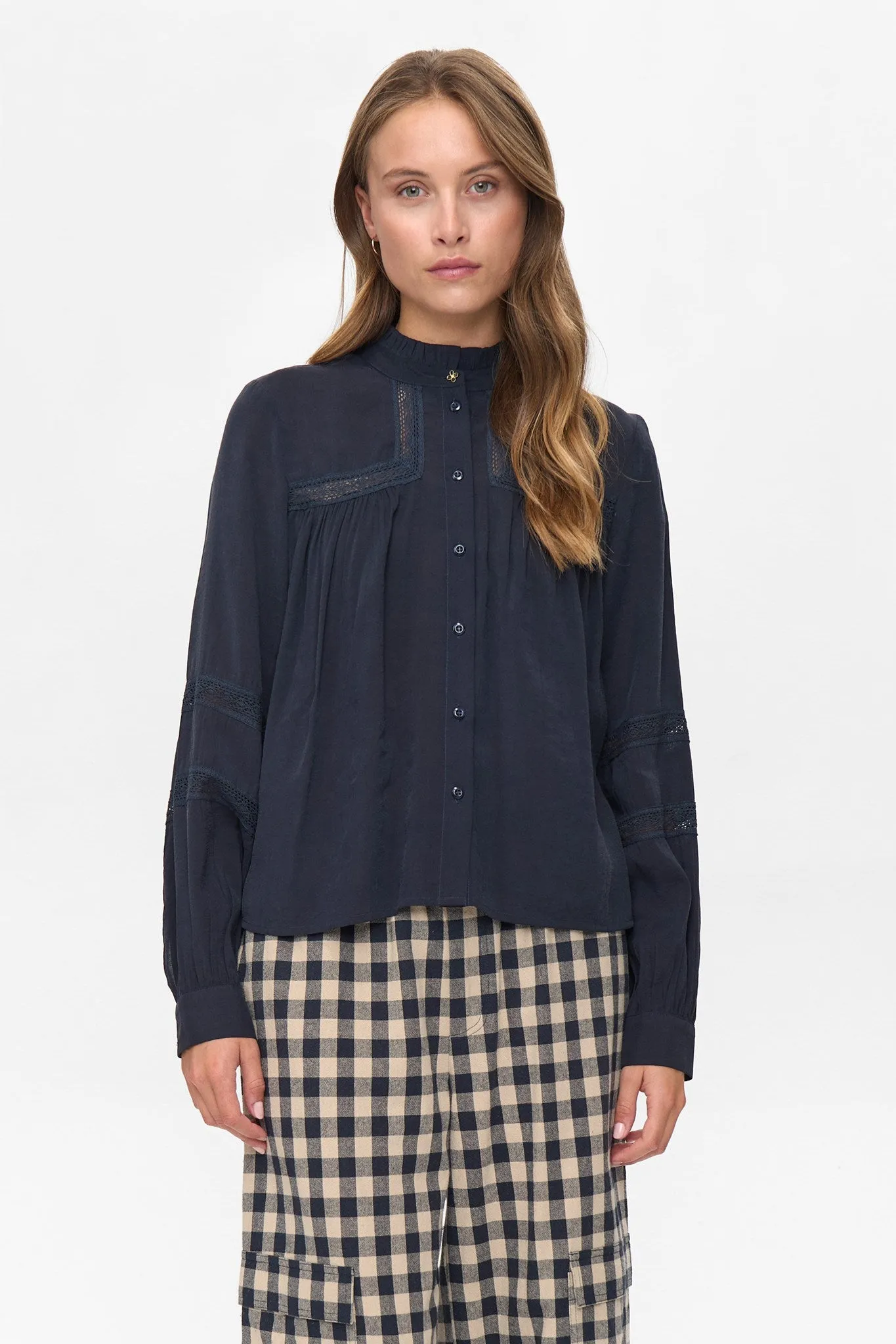 NURIKA SHIRT - Dark Sapphire