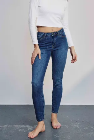 NUSIDNEY BLUE  - Medium Blue Denim NUSIDNEY BLUE  - Medium Blue Denim