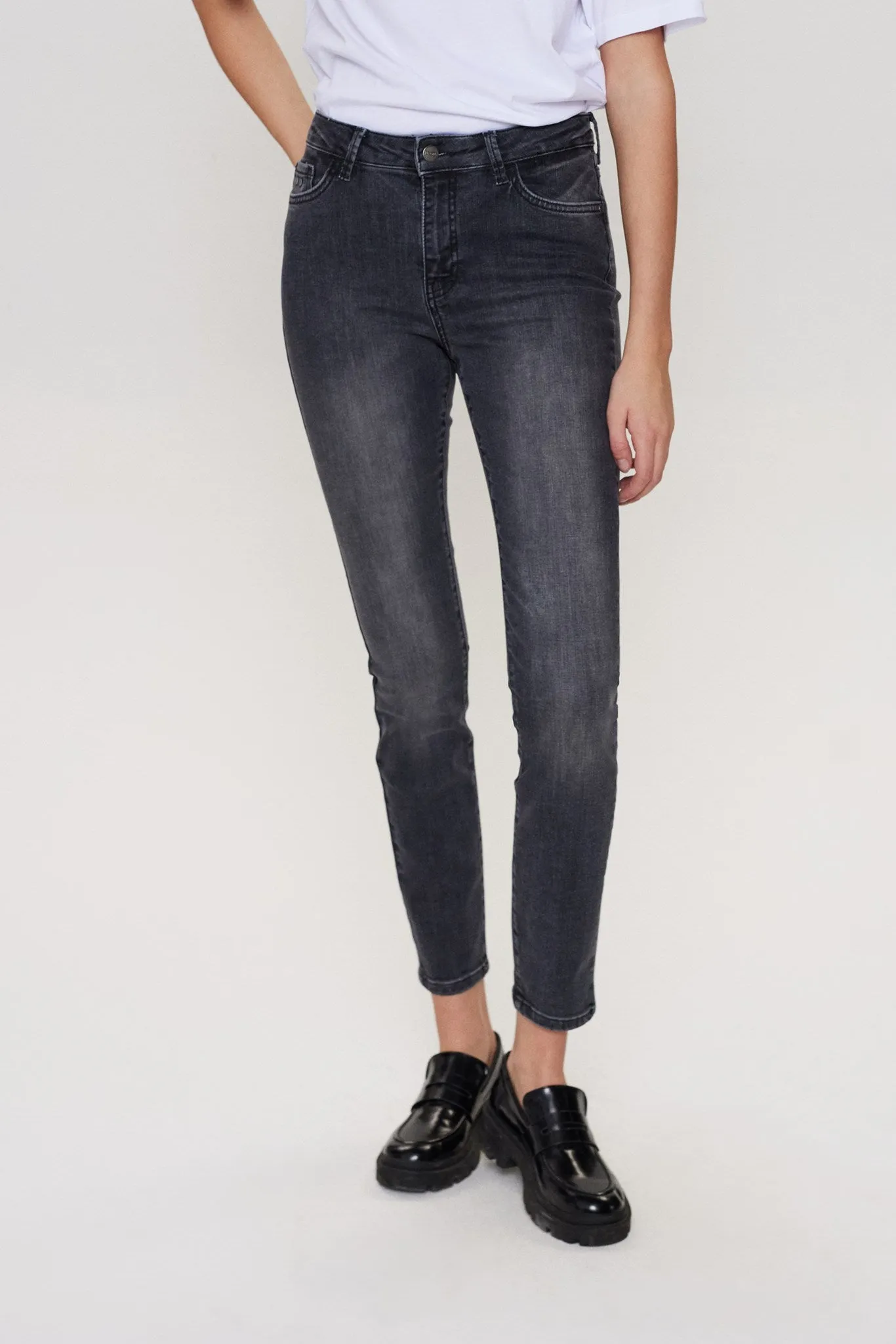 NUSIDNEY GREY - Medium Grey mel