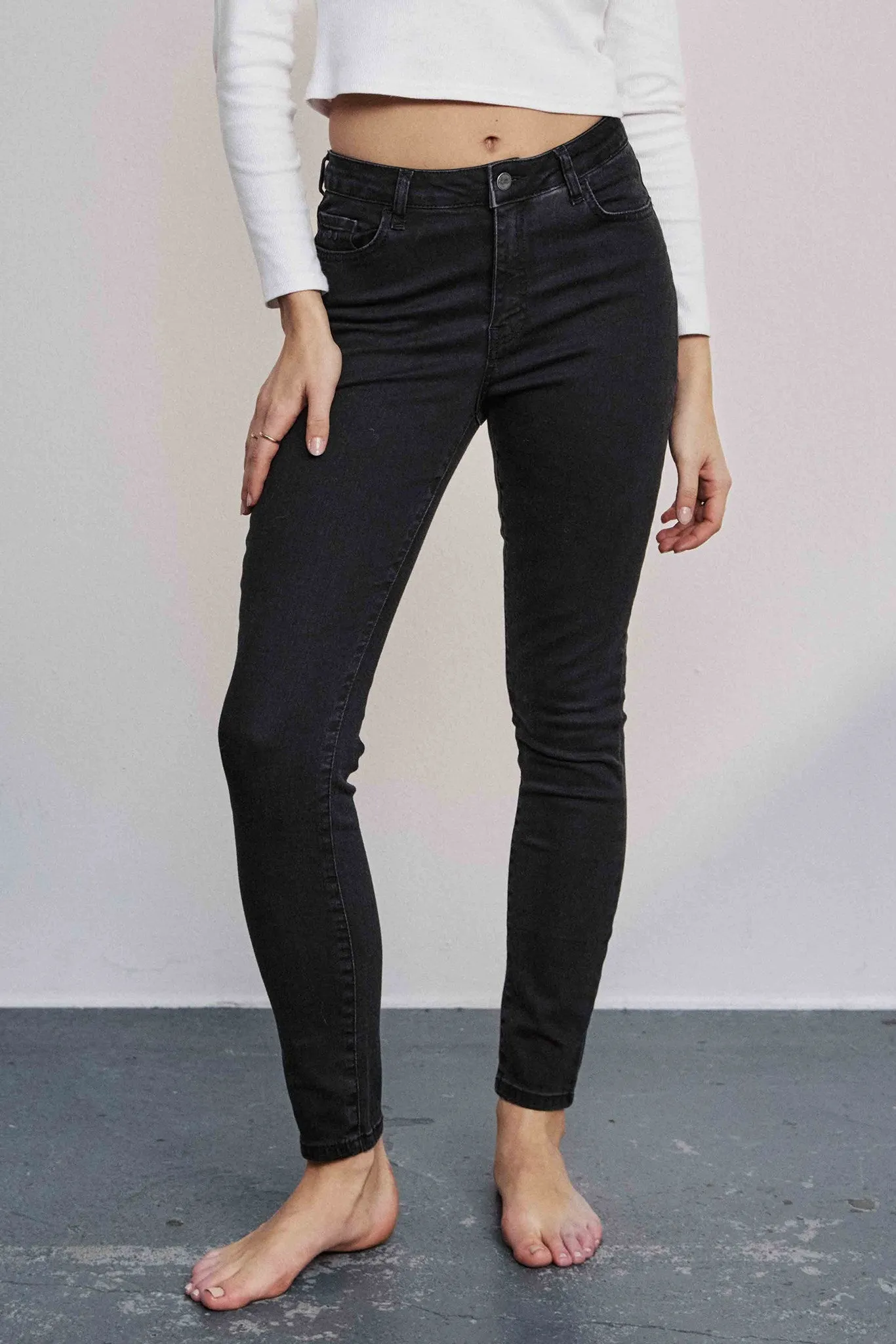 NUSIDNEY JEANS  BLACK - Pirate Black
